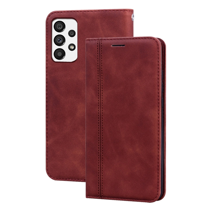 Custodia per telefono in pelle con vibrazione magnetica da lavoro smerigliata, For Samsung Galaxy A13 4G, For Samsung Galaxy A23 / M23 / F23, For Samsung Galaxy S22 Ultra 5G