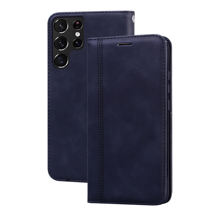 Custodia per telefono in pelle con vibrazione magnetica da lavoro smerigliata, For Samsung Galaxy A13 4G, For Samsung Galaxy A23 / M23 / F23, For Samsung Galaxy S22 Ultra 5G