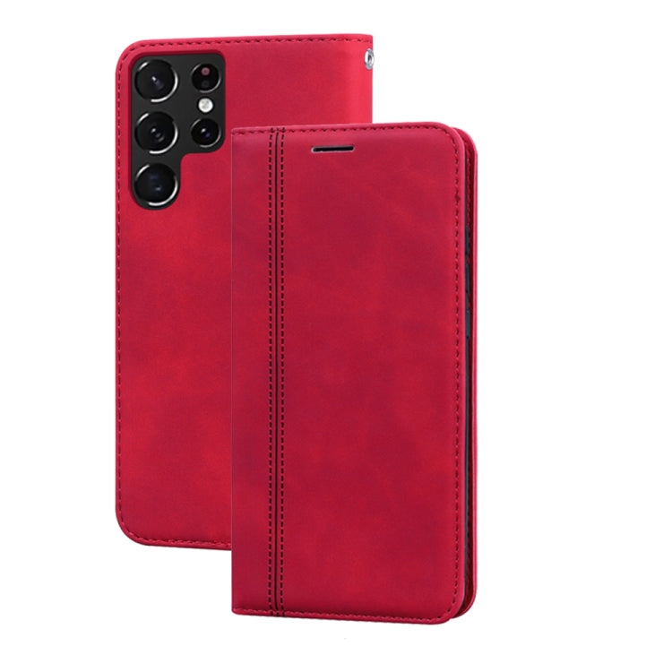 Custodia per telefono in pelle con vibrazione magnetica da lavoro smerigliata, For Samsung Galaxy A13 4G, For Samsung Galaxy A23 / M23 / F23, For Samsung Galaxy S22 Ultra 5G