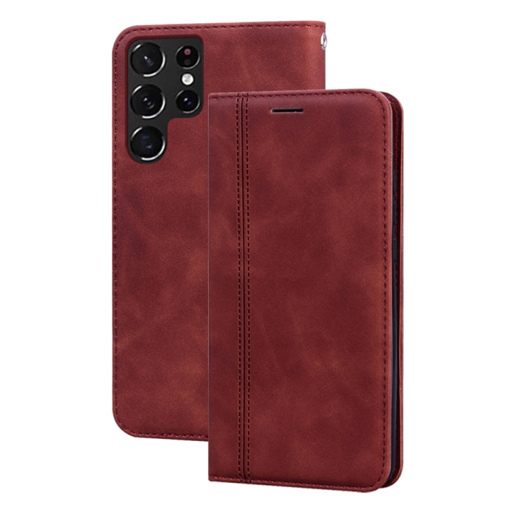 Custodia per telefono in pelle con vibrazione magnetica da lavoro smerigliata, For Samsung Galaxy A13 4G, For Samsung Galaxy A23 / M23 / F23, For Samsung Galaxy S22 Ultra 5G