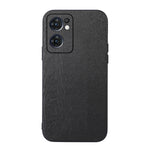 Custodia per telefono in PU con struttura in legno, For OPPO Reno7 5G International Version / Find X5 Lite, For OPPO Reno7 5G Chinese Version, For OPPO Reno7 Pro, For Sony Xperia 1 IV, For Samsung Galaxy M33 5G