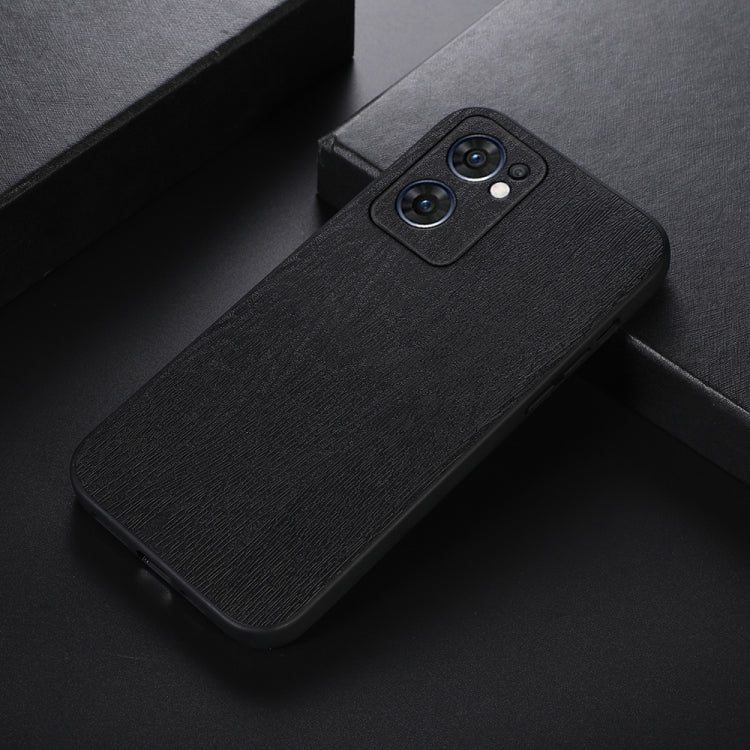 Custodia per telefono in PU con struttura in legno, For OPPO Reno7 5G International Version / Find X5 Lite, For OPPO Reno7 5G Chinese Version, For OPPO Reno7 Pro, For Sony Xperia 1 IV, For Samsung Galaxy M33 5G