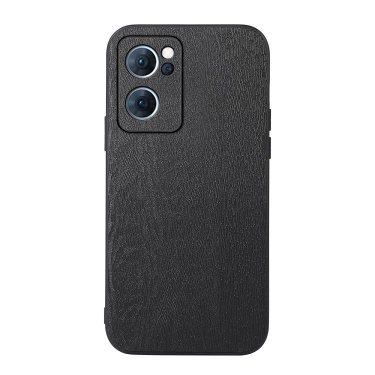 Custodia per telefono in PU con struttura in legno, For OPPO Reno7 5G International Version / Find X5 Lite, For OPPO Reno7 5G Chinese Version, For OPPO Reno7 Pro, For Sony Xperia 1 IV, For Samsung Galaxy M33 5G