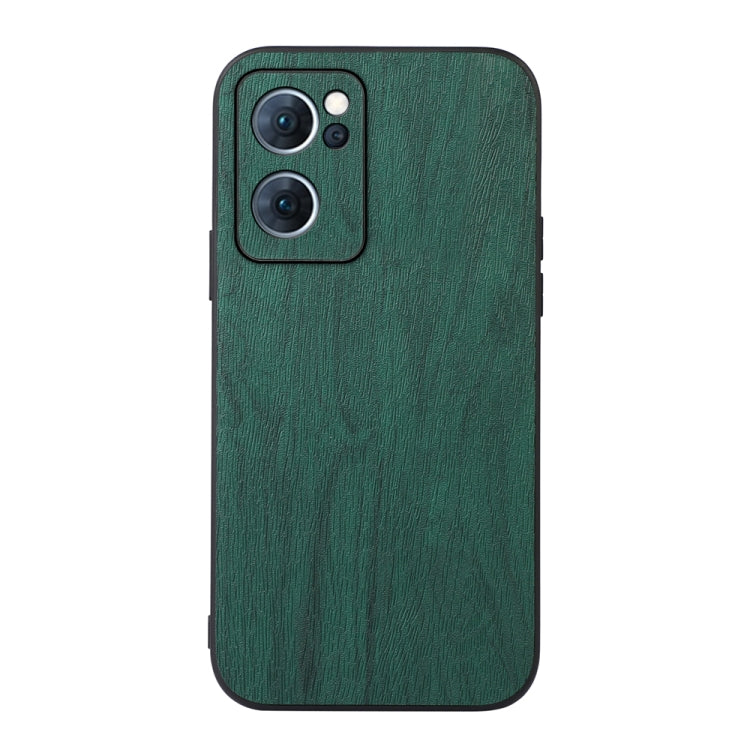 Custodia per telefono in PU con struttura in legno, For OPPO Reno7 5G International Version / Find X5 Lite, For OPPO Reno7 5G Chinese Version, For OPPO Reno7 Pro, For Sony Xperia 1 IV, For Samsung Galaxy M33 5G