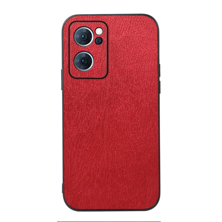 Custodia per telefono in PU con struttura in legno, For OPPO Reno7 5G International Version / Find X5 Lite, For OPPO Reno7 5G Chinese Version, For OPPO Reno7 Pro, For Sony Xperia 1 IV, For Samsung Galaxy M33 5G