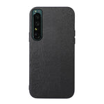 Custodia per telefono in PU con struttura in legno, For OPPO Reno7 5G International Version / Find X5 Lite, For OPPO Reno7 5G Chinese Version, For OPPO Reno7 Pro, For Sony Xperia 1 IV, For Samsung Galaxy M33 5G