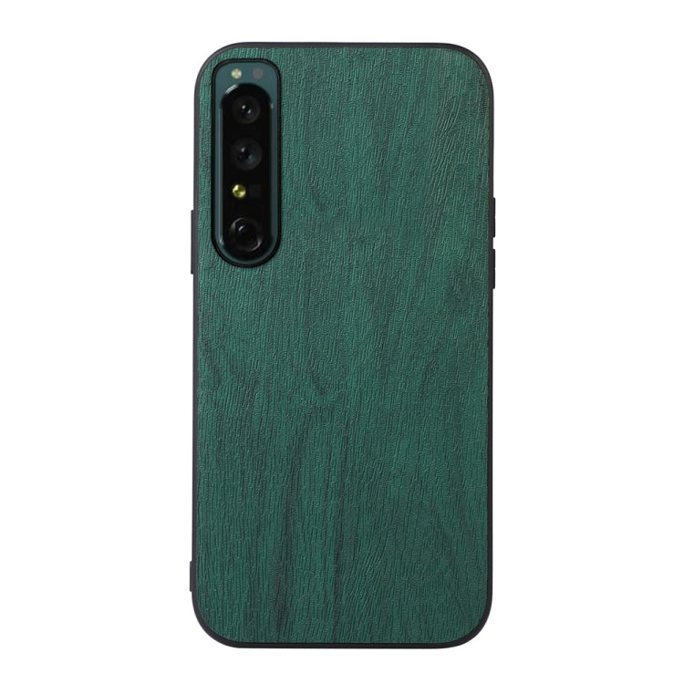 Custodia per telefono in PU con struttura in legno, For OPPO Reno7 5G International Version / Find X5 Lite, For OPPO Reno7 5G Chinese Version, For OPPO Reno7 Pro, For Sony Xperia 1 IV, For Samsung Galaxy M33 5G