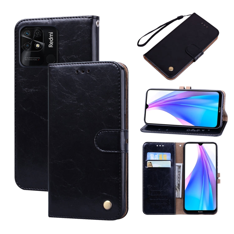 Custodia per telefono in pelle con texture in cera d'olio, For Xiaomi Redmi 10C, For Huawei nova 8i, For Huawei nova 9, For Honor X8 / X30i, For Samsung Galaxy A13 4G, For Samsung Galaxy A23 / M23 / F23