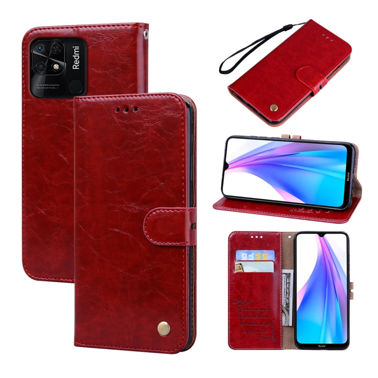 Custodia per telefono in pelle con texture in cera d'olio, For Xiaomi Redmi 10C, For Huawei nova 8i, For Huawei nova 9, For Honor X8 / X30i, For Samsung Galaxy A13 4G, For Samsung Galaxy A23 / M23 / F23