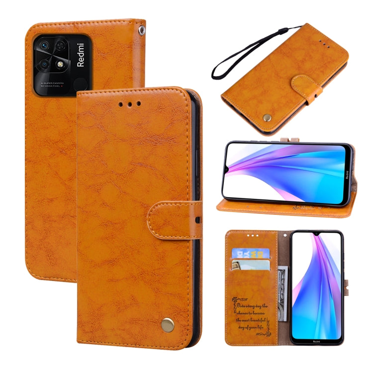 Custodia per telefono in pelle con texture in cera d'olio, For Xiaomi Redmi 10C, For Huawei nova 8i, For Huawei nova 9, For Honor X8 / X30i, For Samsung Galaxy A13 4G, For Samsung Galaxy A23 / M23 / F23