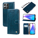 Custodia per telefono in pelle con texture in cera d'olio, For Xiaomi Redmi 10C, For Huawei nova 8i, For Huawei nova 9, For Honor X8 / X30i, For Samsung Galaxy A13 4G, For Samsung Galaxy A23 / M23 / F23