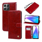 Custodia per telefono in pelle con texture in cera d'olio, For Xiaomi Redmi 10C, For Huawei nova 8i, For Huawei nova 9, For Honor X8 / X30i, For Samsung Galaxy A13 4G, For Samsung Galaxy A23 / M23 / F23