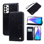 Custodia per telefono in pelle con texture in cera d'olio, For Xiaomi Redmi 10C, For Huawei nova 8i, For Huawei nova 9, For Honor X8 / X30i, For Samsung Galaxy A13 4G, For Samsung Galaxy A23 / M23 / F23