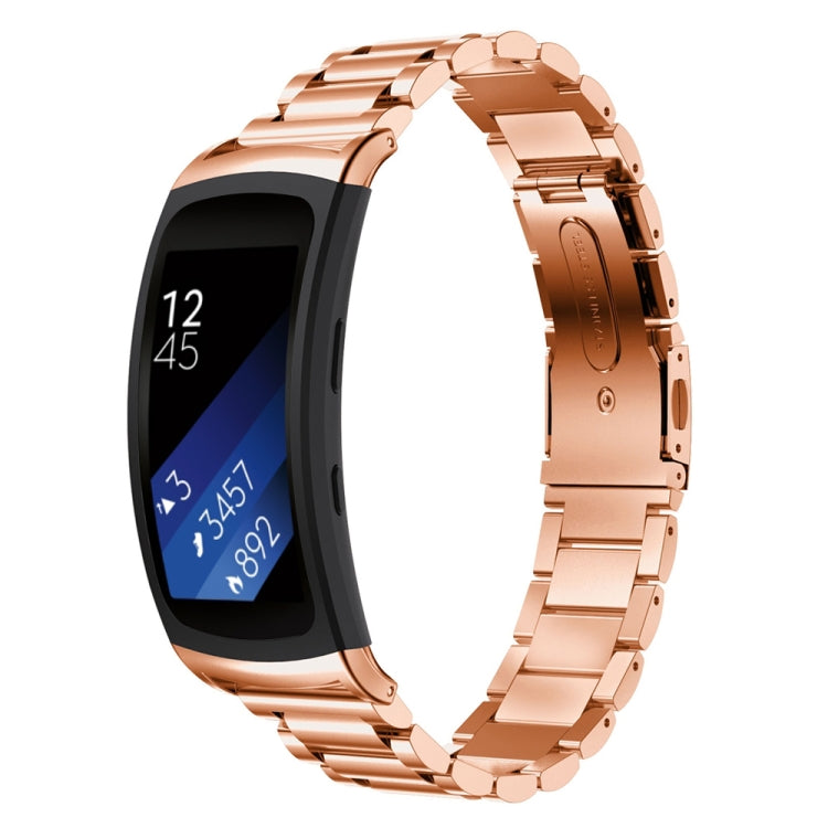 Cinturino Orologio Tre Perle In Acciaio, For Galaxy Gear Fit 2 & R360