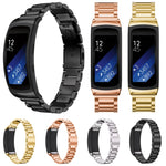 Cinturino Orologio Tre Perle In Acciaio, For Galaxy Gear Fit 2 & R360
