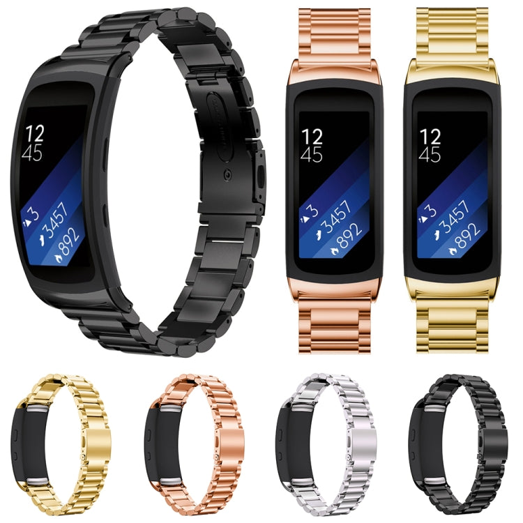 Cinturino Orologio Tre Perle In Acciaio, For Galaxy Gear Fit 2 & R360
