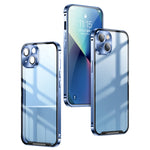 Custodia in metallo satinato per iPhone 13 Pro Max