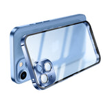Custodia in metallo satinato per iPhone 13 Pro Max