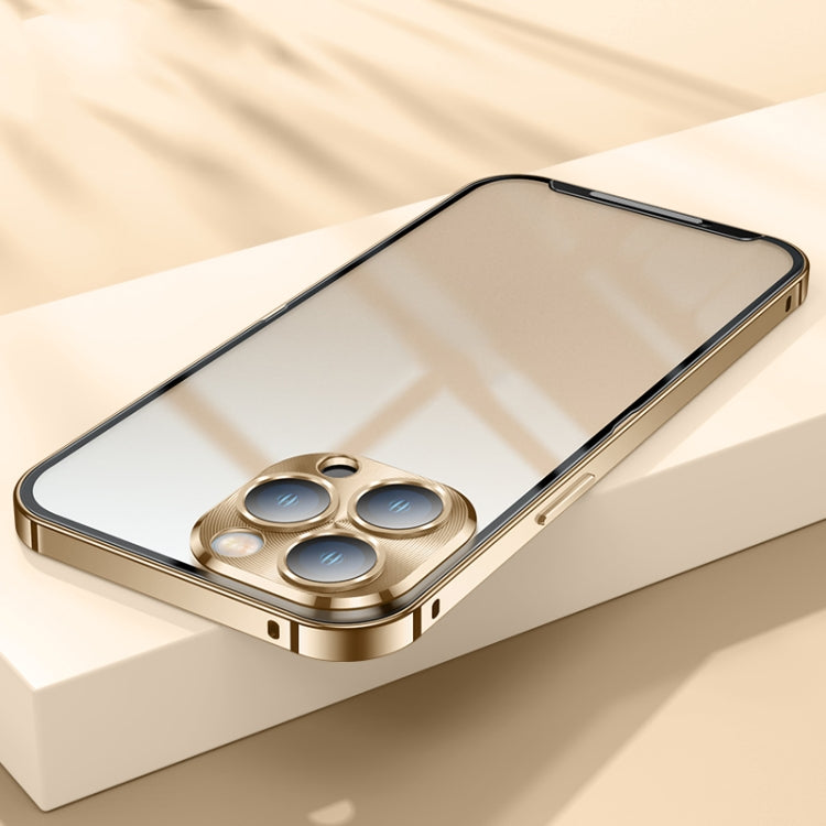 Custodia in metallo satinato per iPhone 13 Pro Max