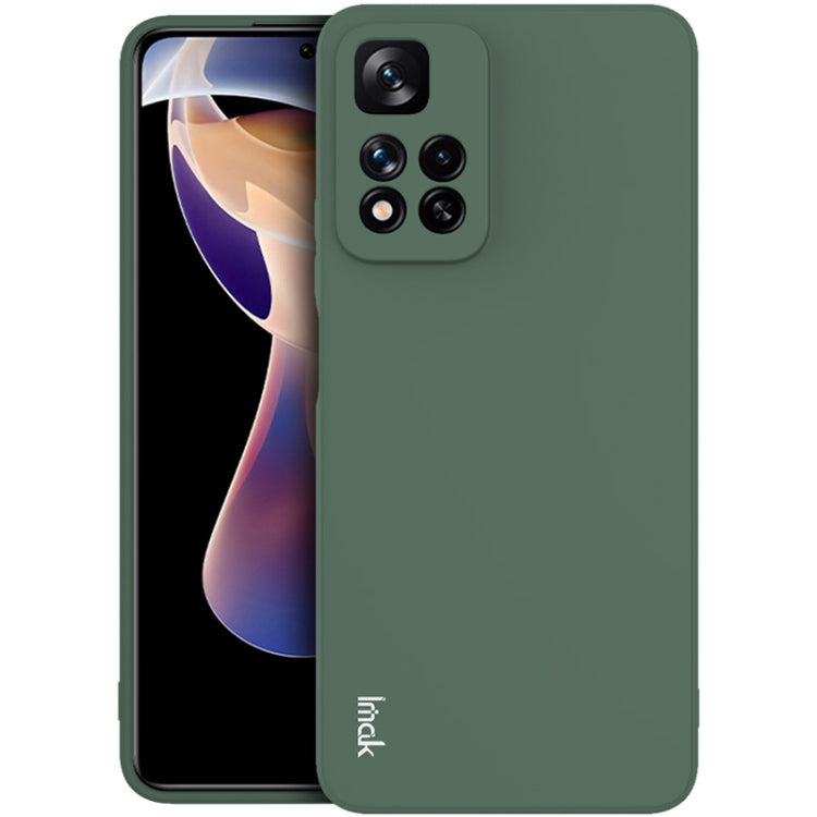 Custodia per telefono in TPU con bordo dritto serie IMAK UC-4, For Xiaomi Redmi Note 11 5G / Note 11T 5G, For Xiaomi Redmi Note 11 Pro China