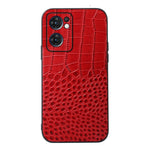 Custodia in pelle con trama coccodrillo per smartphone compatibil
