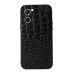 Custodia in pelle con trama coccodrillo per smartphone compatibil