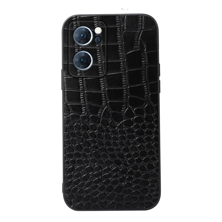 Custodia in pelle con trama coccodrillo per smartphone compatibil