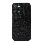 Custodia in pelle con trama coccodrillo per smartphone compatibil