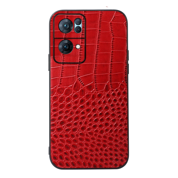 Custodia in pelle con trama coccodrillo per smartphone compatibil