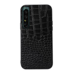 Custodia in pelle con trama coccodrillo per smartphone compatibil