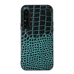 Custodia in pelle con trama coccodrillo per smartphone compatibil