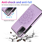 Custodia per telefono con doppia fibbia Mandala PU + TPU, For Samsung Galaxy S20 FE, For Samsung Galaxy A21s, For Samsung Galaxy A22, For Samsung Galaxy A32