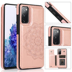Custodia per telefono con doppia fibbia Mandala PU + TPU, For Samsung Galaxy S20 FE, For Samsung Galaxy A21s, For Samsung Galaxy A22, For Samsung Galaxy A32