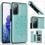 Custodia per telefono con doppia fibbia Mandala PU + TPU, For Samsung Galaxy S20 FE, For Samsung Galaxy A21s, For Samsung Galaxy A22, For Samsung Galaxy A32