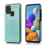 Custodia per telefono con doppia fibbia Mandala PU + TPU, For Samsung Galaxy S20 FE, For Samsung Galaxy A21s, For Samsung Galaxy A22, For Samsung Galaxy A32
