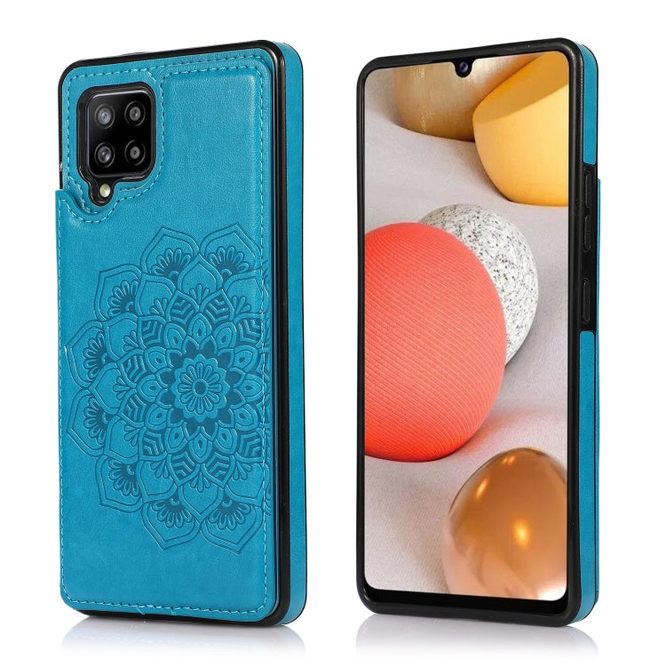 Custodia per telefono con doppia fibbia Mandala PU + TPU, For Samsung Galaxy A42 5G, For Samsung Galaxy S21+ 5G, For Samsung Galaxy S21 Ultra 5G, For Samsung Galaxy S21 5G