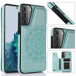 Custodia per telefono con doppia fibbia Mandala PU + TPU, For Samsung Galaxy A42 5G, For Samsung Galaxy S21+ 5G, For Samsung Galaxy S21 Ultra 5G, For Samsung Galaxy S21 5G