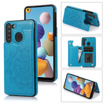 Custodia per telefono con doppia fibbia Mandala PU + TPU, For Samsung Galaxy A21, For Samsung Galaxy S21 FE 5G, For Samsung Galaxy A12, For Samsung Galaxy A72
