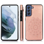 Custodia per telefono con doppia fibbia Mandala PU + TPU, For Samsung Galaxy A21, For Samsung Galaxy S21 FE 5G, For Samsung Galaxy A12, For Samsung Galaxy A72