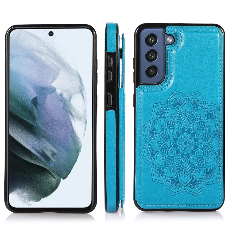 Custodia per telefono con doppia fibbia Mandala PU + TPU, For Samsung Galaxy A21, For Samsung Galaxy S21 FE 5G, For Samsung Galaxy A12, For Samsung Galaxy A72