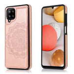 Custodia per telefono con doppia fibbia Mandala PU + TPU, For Samsung Galaxy A21, For Samsung Galaxy S21 FE 5G, For Samsung Galaxy A12, For Samsung Galaxy A72