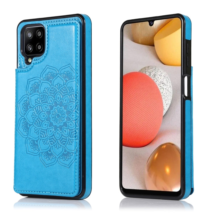 Custodia per telefono con doppia fibbia Mandala PU + TPU, For Samsung Galaxy A21, For Samsung Galaxy S21 FE 5G, For Samsung Galaxy A12, For Samsung Galaxy A72