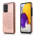 Custodia per telefono con doppia fibbia Mandala PU + TPU, For Samsung Galaxy A21, For Samsung Galaxy S21 FE 5G, For Samsung Galaxy A12, For Samsung Galaxy A72