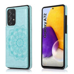 Custodia per telefono con doppia fibbia Mandala PU + TPU, For Samsung Galaxy A21, For Samsung Galaxy S21 FE 5G, For Samsung Galaxy A12, For Samsung Galaxy A72