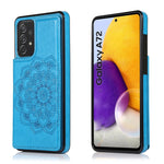 Custodia per telefono con doppia fibbia Mandala PU + TPU, For Samsung Galaxy A21, For Samsung Galaxy S21 FE 5G, For Samsung Galaxy A12, For Samsung Galaxy A72