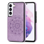 Custodia per telefono con doppia fibbia Mandala PU + TPU, For Samsung Galaxy S22 5G, For Samsung Galaxy S22+ 5G, For Samsung Galaxy S22 Ultra 5G
