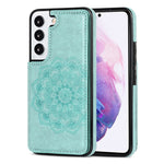 Custodia per telefono con doppia fibbia Mandala PU + TPU, For Samsung Galaxy S22 5G, For Samsung Galaxy S22+ 5G, For Samsung Galaxy S22 Ultra 5G