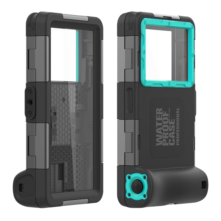 Custodia protettiva impermeabile per immersione di seconda generazione RedPepper, Black + Blue, Black + Orange, Black + Green, Black