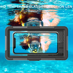 Custodia protettiva impermeabile per immersione di seconda generazione RedPepper, Black + Blue, Black + Orange, Black + Green, Black