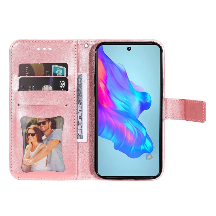 Custodia per telefono in pelle con flip in rilievo con fiori a 7 petali, For Tecno Camon 18/18P, For Tecno Camon 18 Premier, For Infinix Hot 11S, For OPPO Realme C31 4G